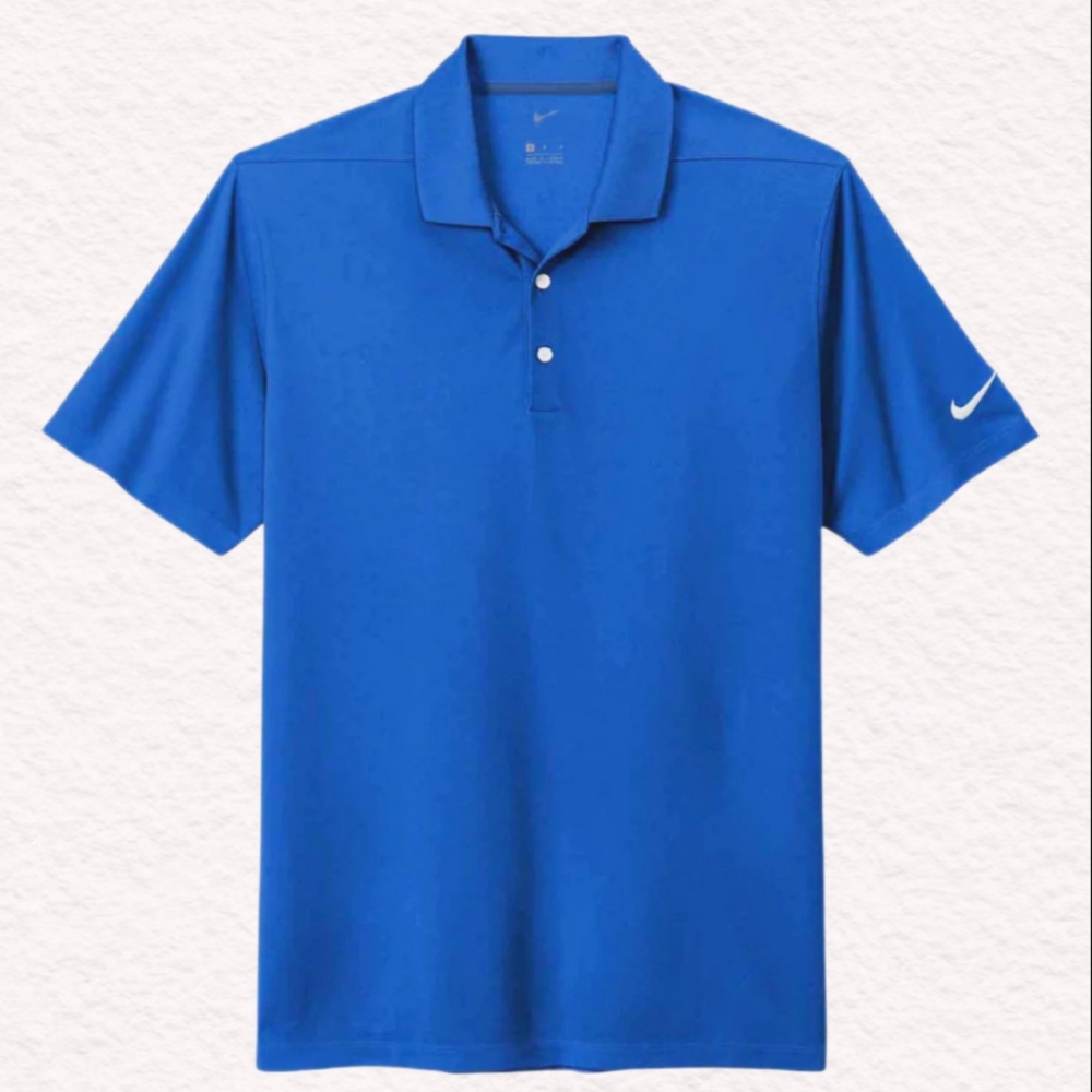 Nike Men's Medium Royal Blue Dri-Fit Polo